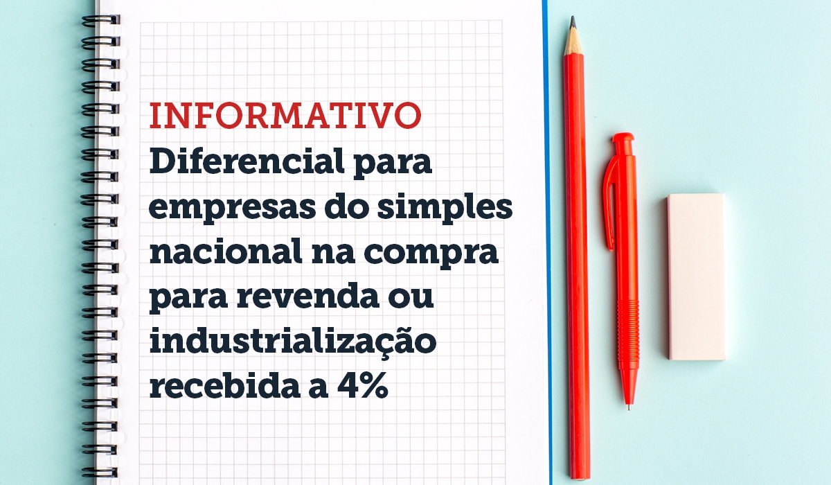 Informao sobre Antecipao de Alquota